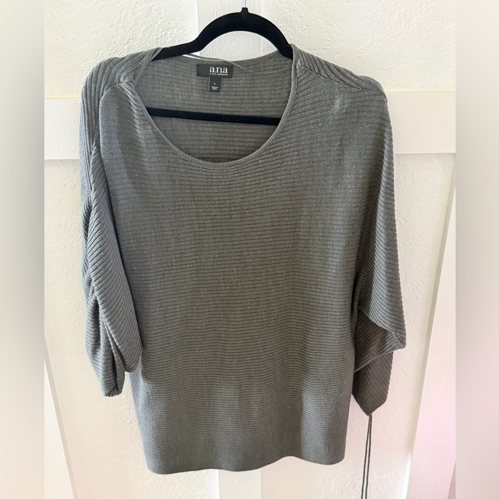 a.n.a Ribbed Knit Women's Top